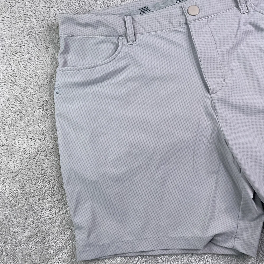 Rhone Shorts Mens 36 Grey Momentum 7 Inch Golf Performance Stretch Chino